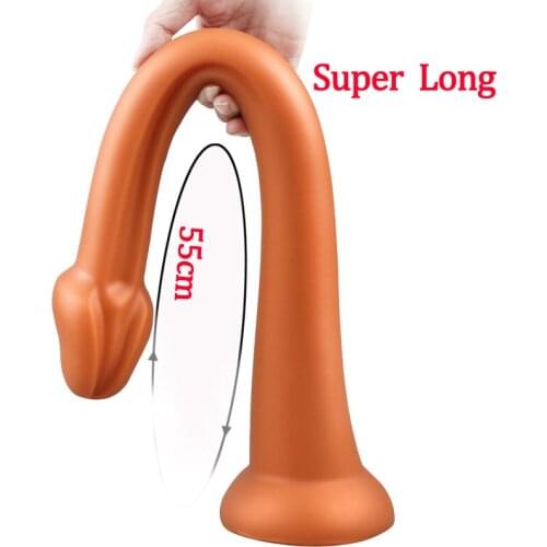 Super Long Anus Dilator Vagina SM Masturbator Anal Dildo Prostate Massager Suction Cup Butt Plug Sex Toys For Women Masturbator