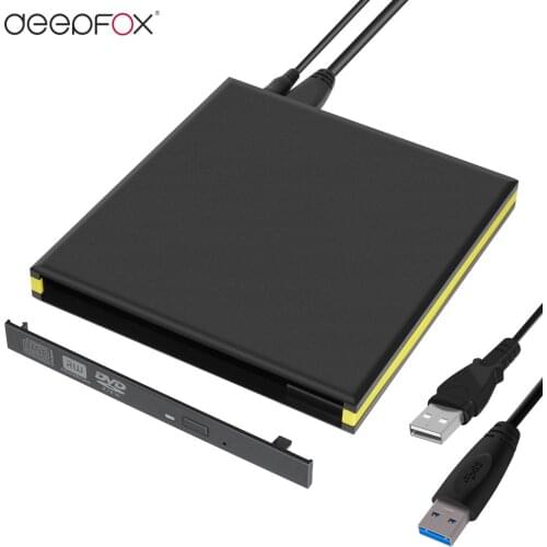 Super Slim External Slot in DVD RW Enclosure USB 3.0 DVD Case 12.7mm SATA Case For Laptop Optical Drive