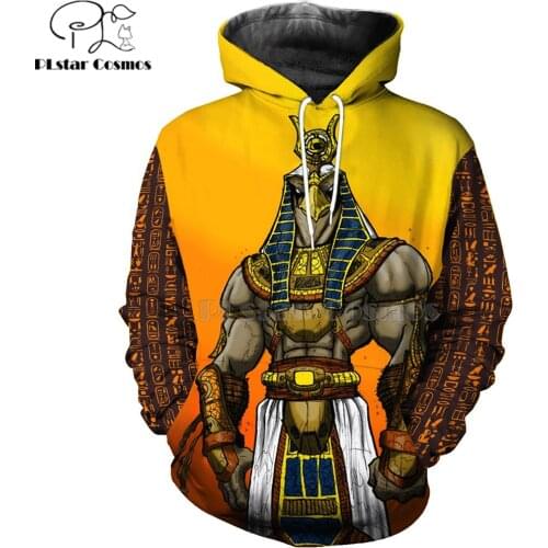 Mysterious retro ancient Horus Egypt goddess Pharaoh totem 3d hoodies/Sweatshirt Winter autumn funny long sleeve streetwear-17