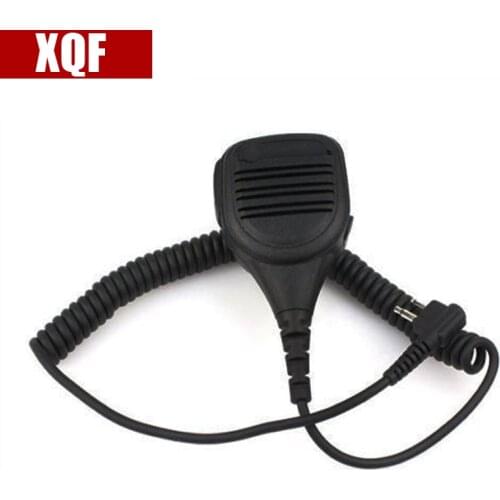 XQF PMMN4013A 2 Pin Speaker Microphone for Motorola Radio GP68 GP88 GP88S GP300 Radio
