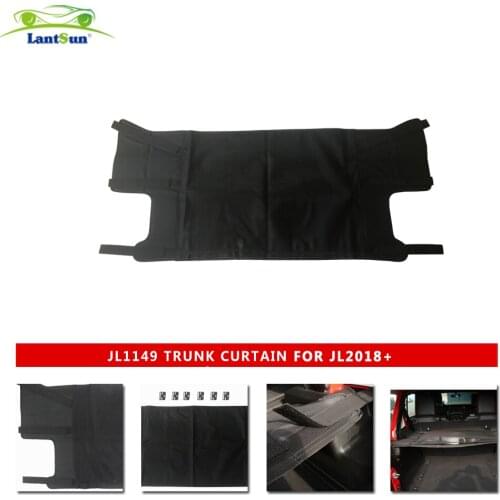 JL1149 TRUNK CURTAIN for JL jeep wrangler 2018+ lantsun trunk curtain oxford black