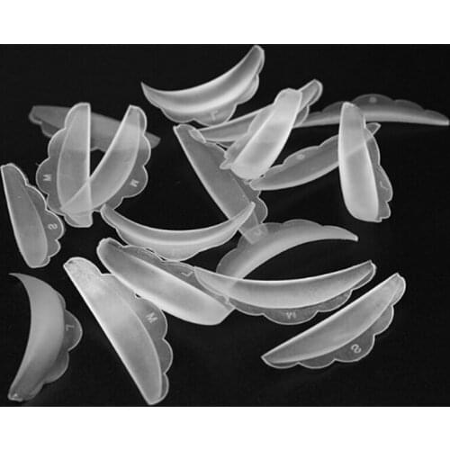 3 Pairs/bag S/M/L SizeEyelash Pads Recycling Eyelash Perm Rods Silicone Eyelash Perm Rods For Eyelash Perm Eyelash Extension