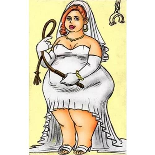 Fat lady Diy Diamond Embroidery 5D Cross Stitch Full Square Round sexy woman fantasy Diamond Painting custom photo GirlZP-780