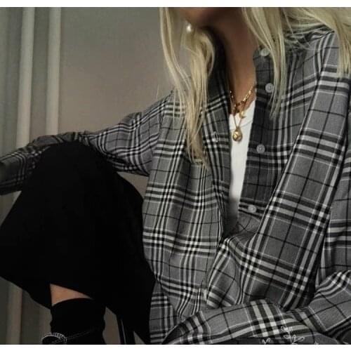 ARFIMAN Check Blouses