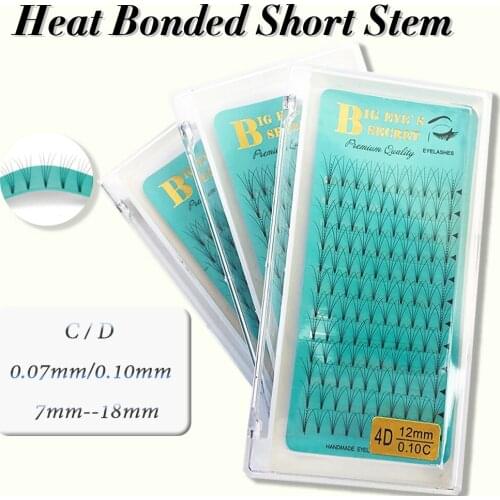 Big eyes secret Lash-Extension makeup-tools Short-Stem Premade-Volume-Fans Professional Eyelash-Extension Supplies