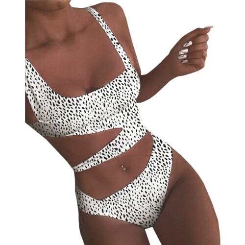 CHSDCSI Women Sexy Bikinis Knitted Crochet Swimsuit Women Swimwear 2021 Summer Solid Bathing Suit Beachwear Printing Summer