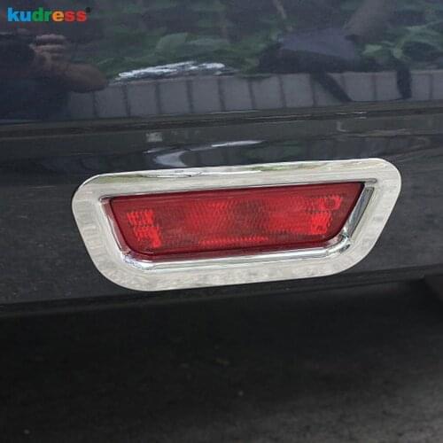 For Nissan Teana 2013 2014 Chrome Tail Rear Fog lamp Cover Trim back Fog Lights Frame Decoration Car Covers Styling