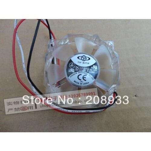 For TOP MPTOR DC1205SQ DC1205SQ-B 12V 0.08A 3 lines 5cm silent fan+cooling fan