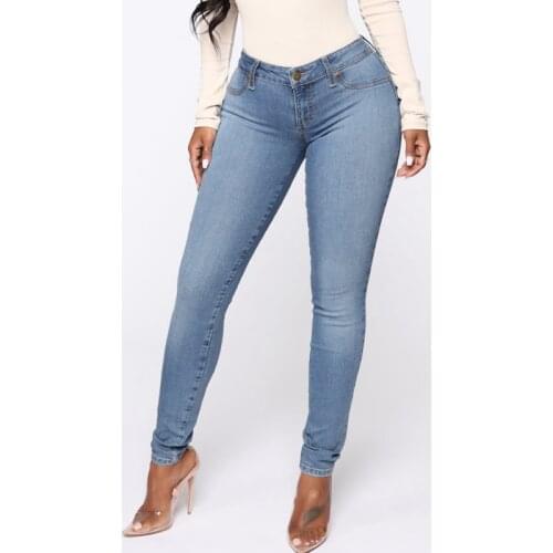 Low Rise Jeans Woman Push Up Low Waist Jeans Women 2021 Elastic Denim Pencil Pants for Women Trousers Pantalon Jean Femme Mujer