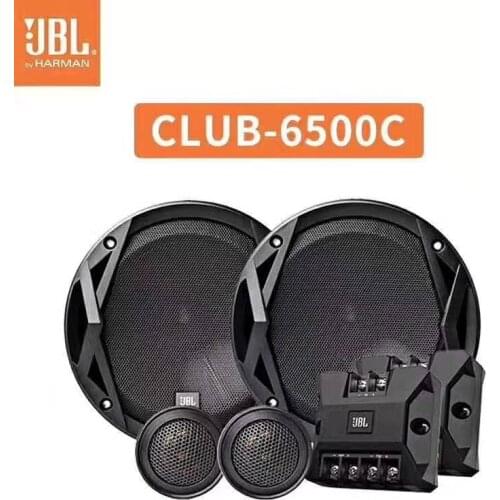 Free Shipping 1Set JBL CLUB 6500C Car Audio 2Way 6.5 Inch 180W Door Bass Component Tweeters Speakers Kit Made In U.S.A Of Harman