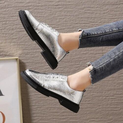 Женские оксфорды LanLoJer China At AliExpress