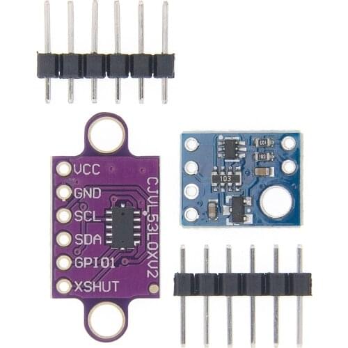 VL53L0X Time-of-Flight (ToF) Laser Ranging Sensor Breakout 940nm GY-VL53L0XV2 Laser Distance Module I2C IIC