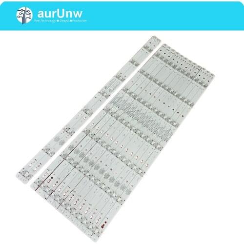 New 14 PCS/set LED Backlight strip for POLAROID MHDV5533-U4 JVC LT-55C550 LED55D08B-ZC14CG-02 LED55D07A-ZC14CG-02 30355008225