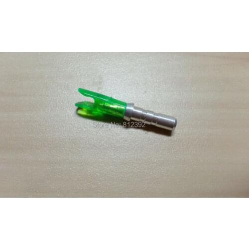 OD4.2mm aluminum arrow tail pin+OD3.1mm plastic arrow pin tail for ID4.2mm arrows 100sets/lot free shipping