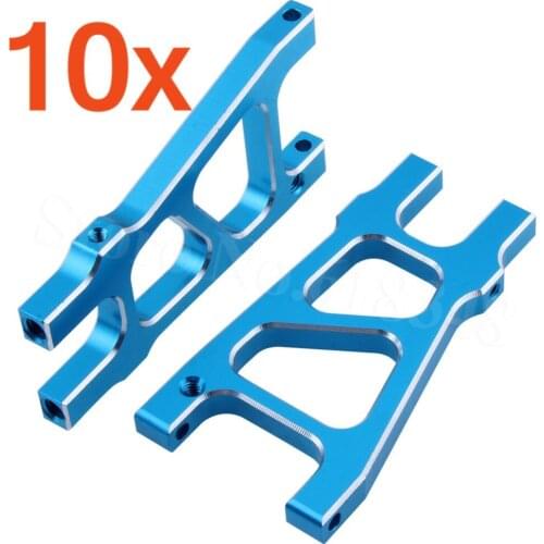 Bulk 10Pair/Lot HSP 1/10 Upgrade Parts 188021 Aluminum Rear Lower Suspension Arm 08039 For 4wd RC Truck Monster 94188
