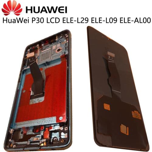 6.1" NEW OEM Fingerprints LCD Display For HUAWEI P30 LCD ELE-L29 ELE-L09 ELE-AL00 LCD Replacement 10 Touch Screen Digitizer