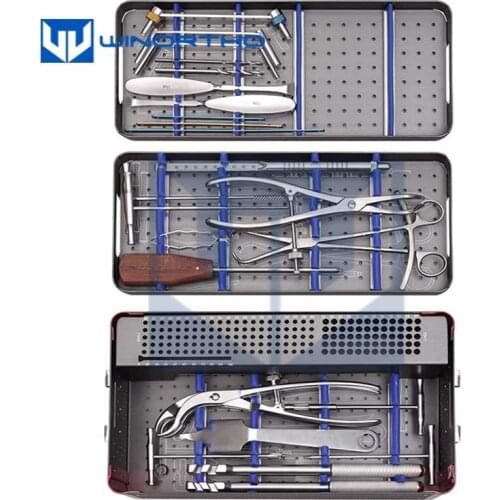 CE & ISO Marked Bone Surgery Orthopedic Instruments Large Fragment Instrument Set for Trauma Plate Surgical Implants