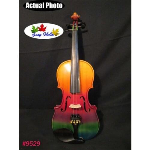 Hand-made solid wood Strad style SONG colours violin 3/4, resonant sound #9529