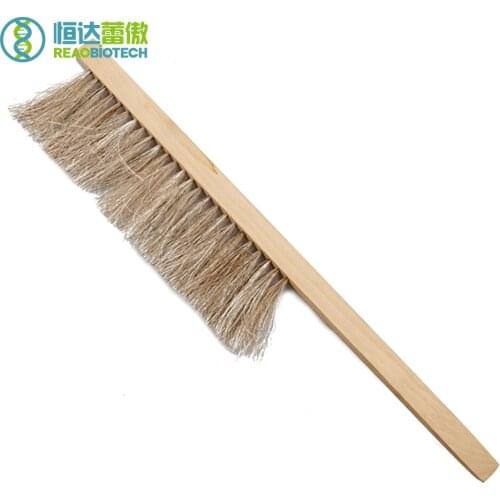 Beekeeping Tools Beekeeping Brush NO.1 honey Bee Sweep Brush Nature Wood Color Solid Wood with Horse Tail Hair