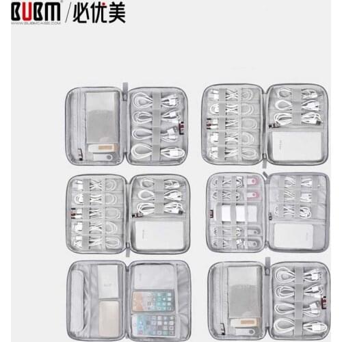 BUBM bag for electronic accessories bag case storage organizer for digital receiving bag carry case for flash USB data wire