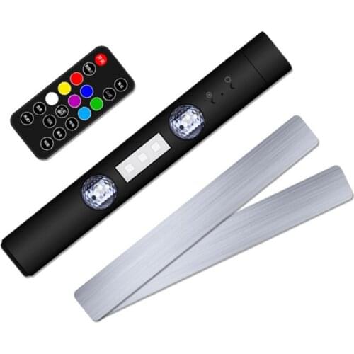 Auto LED RGB Interior Atmosphere Strip Light Decorative Foot Lamp With USB Wireless Multiple Modes For Car home decoration