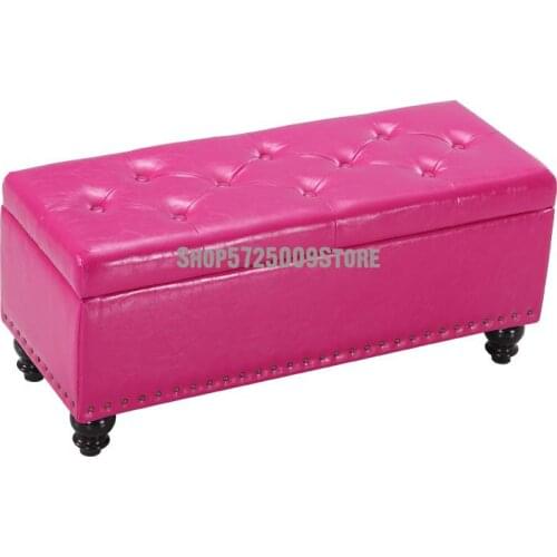Sofa Stool Rectangular Door Shoe Changing Stool Shoe Cabinet Storage Fitting Room Adult Can Sit Stool Box