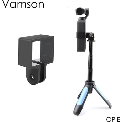 Vamson for DJI Osmo Pocket Backpack/Bag Clamp Clip Backpack fixed straps adapter bracket for DJI Osmo Gimbal Accessories OPE