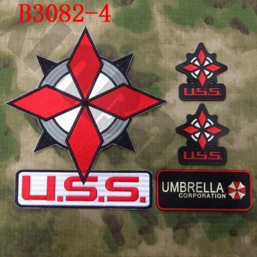 Embroidery patch Umbrella Corporation U.S.S Logo Big Back Of The Body Suit