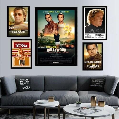 Printed High-Quality Posters Of Nordic Modern Living Room Bedroom Decoration In Hollywood Movie Canvas Mural Once Upon Atime