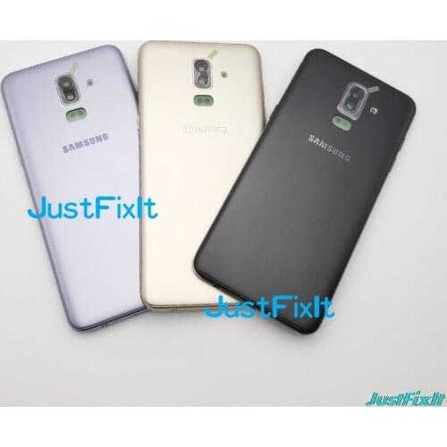 Replace Battery Cover For SAMSUNG Galaxy J8 J800 J800F Back Battery Cover Door Rear Glass Housing Case
