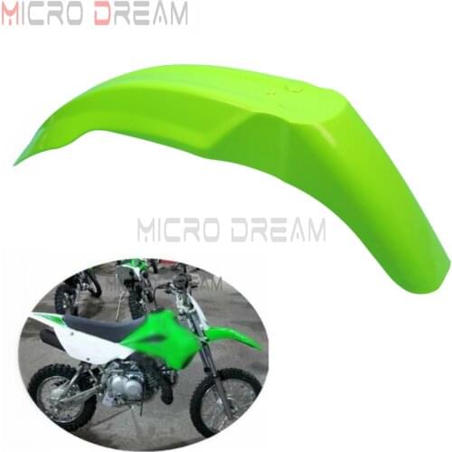 Supermoto MX Enduro Green Front Fender Mudguards For Kawasaki KLR KLX KX 450R 250 140L 110L 125 85 Motocross Offroad Universal