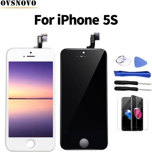 No Dead Pixel LCD For iPhone 6 Display For iPhone 5s Screen Touch Digitizer Assembly+Tempered Glass+Tools Screen Replacement