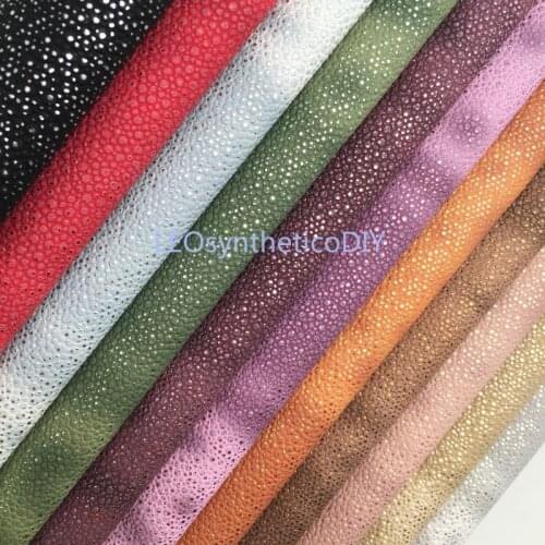 1PC 21X29CM Caviar Embossed Faux Leather Fabric, Synthetic Leather Sheets, PU Leather For Making Bows LEOsyntheticoDIY T393