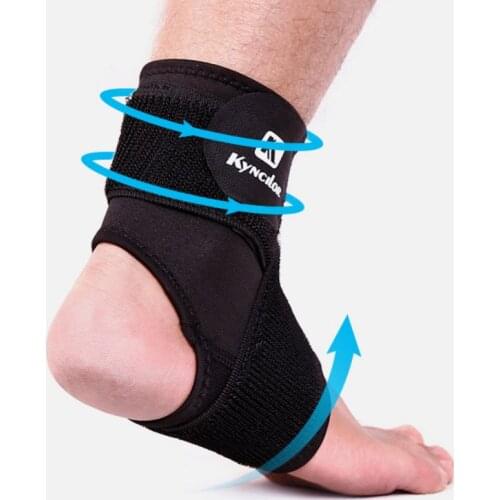 1 Pcs Ankle Support Brace Sport Compression Support Sleeve Elastic Sprain Prevention Nylon Strap For Running Football Basketball
