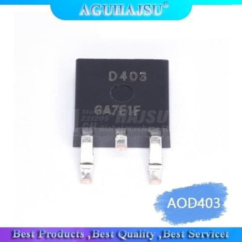 10pcs AOD403 TO-252 D403 TO252 30V 85A P channel MOSFET