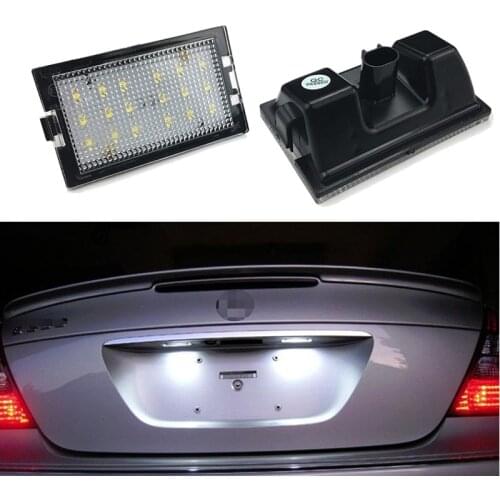 2pcs led License Plate Light Canbus Number Lamp No Error For Land Rover Discovery 3 LR3 4 LR4 Freelander 2 LR2 Range Rover Sport