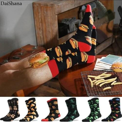 Мужские носки с принтом DaiShana China At AliExpress