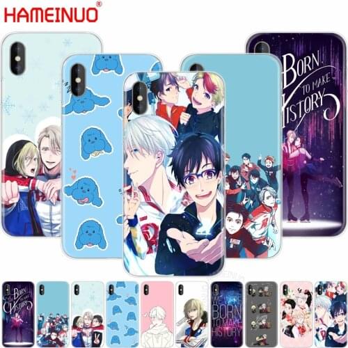 HAMEINUO yuri on ice history maker cell phone Cover case for iphone X 8 7 6 4 4s 5 5s SE 5c 6s plus