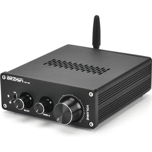 Tube Amplifier Preamp AMP Preamplifier Bluetooth 5.0 High Bass Adjustment 6J5 Preamp-Amplifier