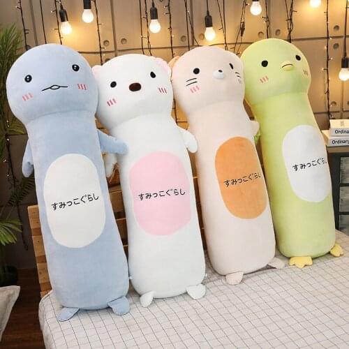 Lovely long plush toy pillow plush toy stuffed fun cushion simulation cute doll gift for girlfriend kawaii plush