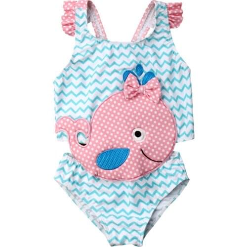 Cute Toddler Kids Baby Girls Goldfish Swimwear Swimsuit Beachwear Bathing Suit Swimming Clothes