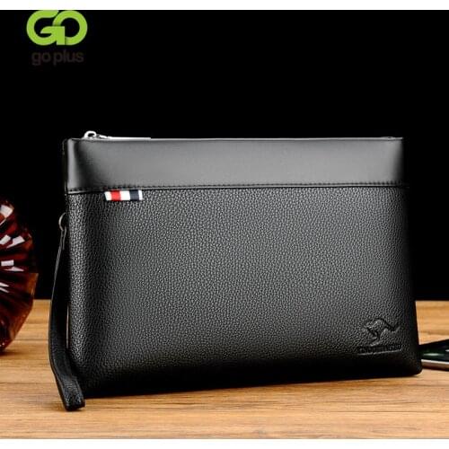 GOPLUS Womens Clutch bag Envelope Bag Briefcases Hand Bag Leisure Soft PU Large Capacity Fashion Wallet For Business Person
