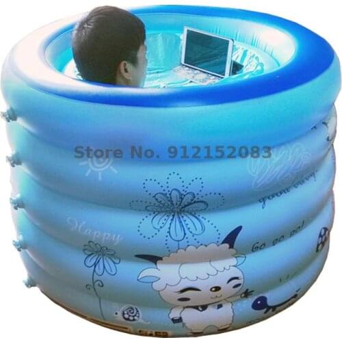 Inflatable Bathtub Folding Bathtub Bath Tub Adult Household Warm Bathtub Thickened Plastic Bathtub Bath Tub