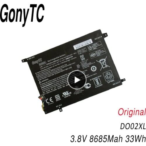 Original DO02XL Laptop Battery For HP Pavilion x2 10 Tablet Detach 10-N100 10-N121TU 10-N122TU HSTNN-LB6Y TPN-I121 TPN-I122