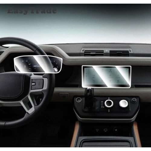 For Land Rover Defender 2020 2021 2022 TPU Transparent Film Car Dashboard Film Screen Armrest Protection Sticker Anti-scratch