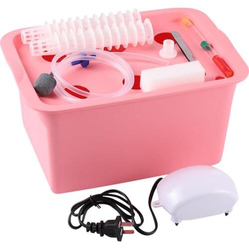 6 Hole plant hydroponic system garden cabinet box growth kit foam garden flower pot plant seed nursery flower pot 220V/110V