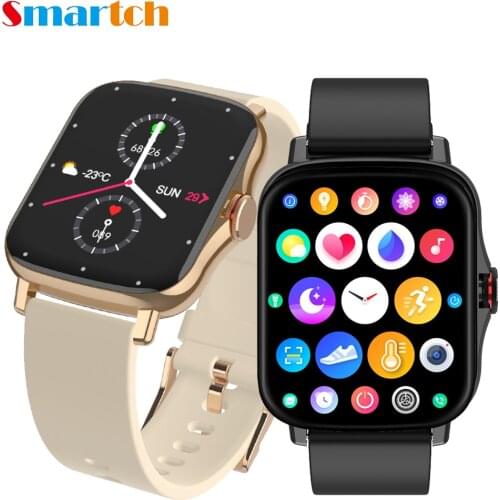 Smartch FM08 Smart Watch Men Bluetooth Call Real Heart Rate Monitor DIY Dial 1.69 Inch Screen Smartwatch for Android PK P8 GTS 2