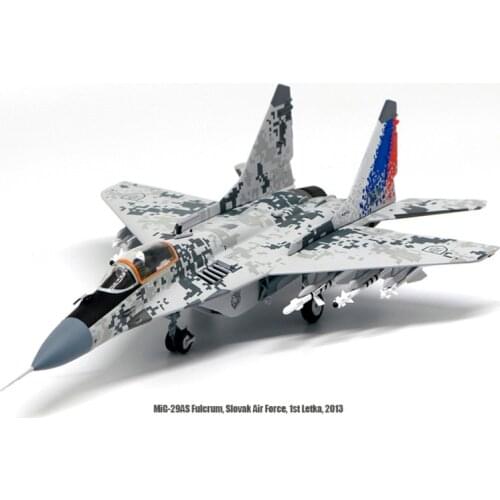 Special Offer 1/72 Alloy Casting MIG-29AS MiG 29 Fulcrum Fighter Slovak Air Force Aircraft Model Toy Collection Gift
