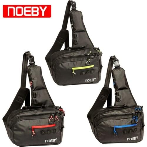 Noeby Fishing Bag S/M Size Waterproof Cross Body Bags Men Single Shoulder Backpack Waist Chest Bag Outdoor Bagpack Bolsa Pesca