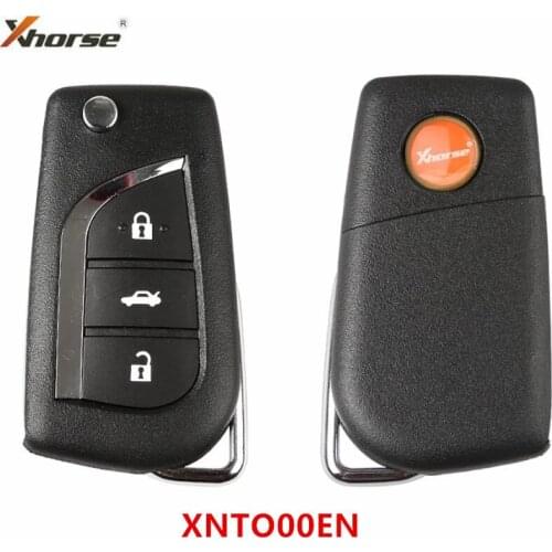 Xhorse 5PCS VVDI2 XNTO00EN for Toyota Type Wireless Universal Remote Key 3 Buttons Wireless Remote Key